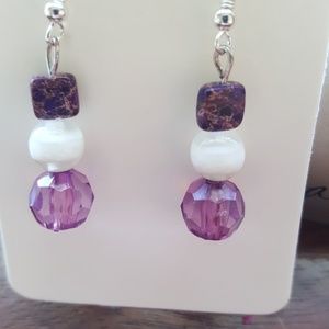 💜Purple Pow 💜🕊️👀 Statement Earrings 💎⭐️